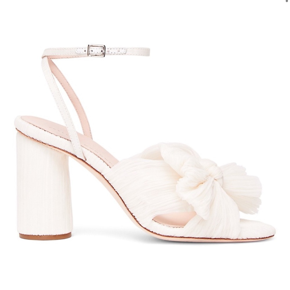 NEW Loeffler Randall Camellia Heels Size 7 Pearl